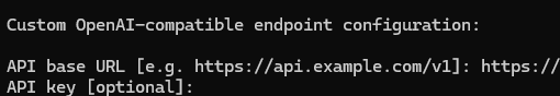 填写 API Key